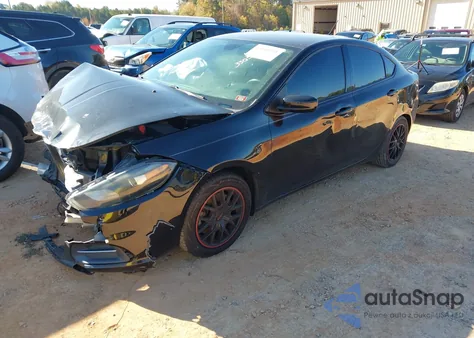 2015 Dodge Dart Sxt из США, поврежденный, VIN 1C3CDFBB2FD330506